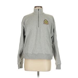 Favorite Daughter Gray Quarter-Zip Sweatshirt